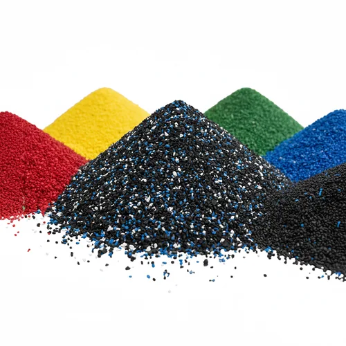 Farbiges EPDM-Granulat