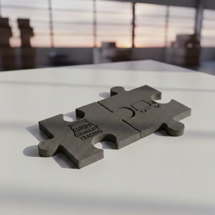 Puzzleteile aus Gummi